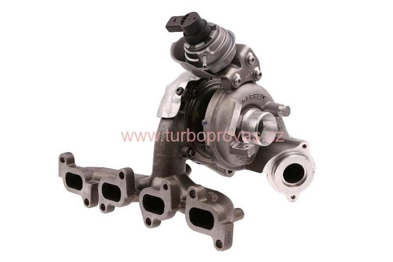 Turbodmychadla Volkswagen Jetta 1.6 TDI 66kW/77kW, TURBO 775517-5001S, 03L253016T
