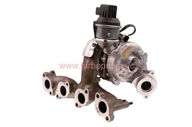 Turbodmychadlo Volkswagen Golf VI 2.0 TDI 125kW, TURBO 53039880207, 03L253056C REPAS 