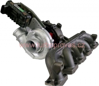 Turbodmychadlo Volvo C70 2.4 D5 132kW, TURBO 762060-5016, 50493434 REPAS